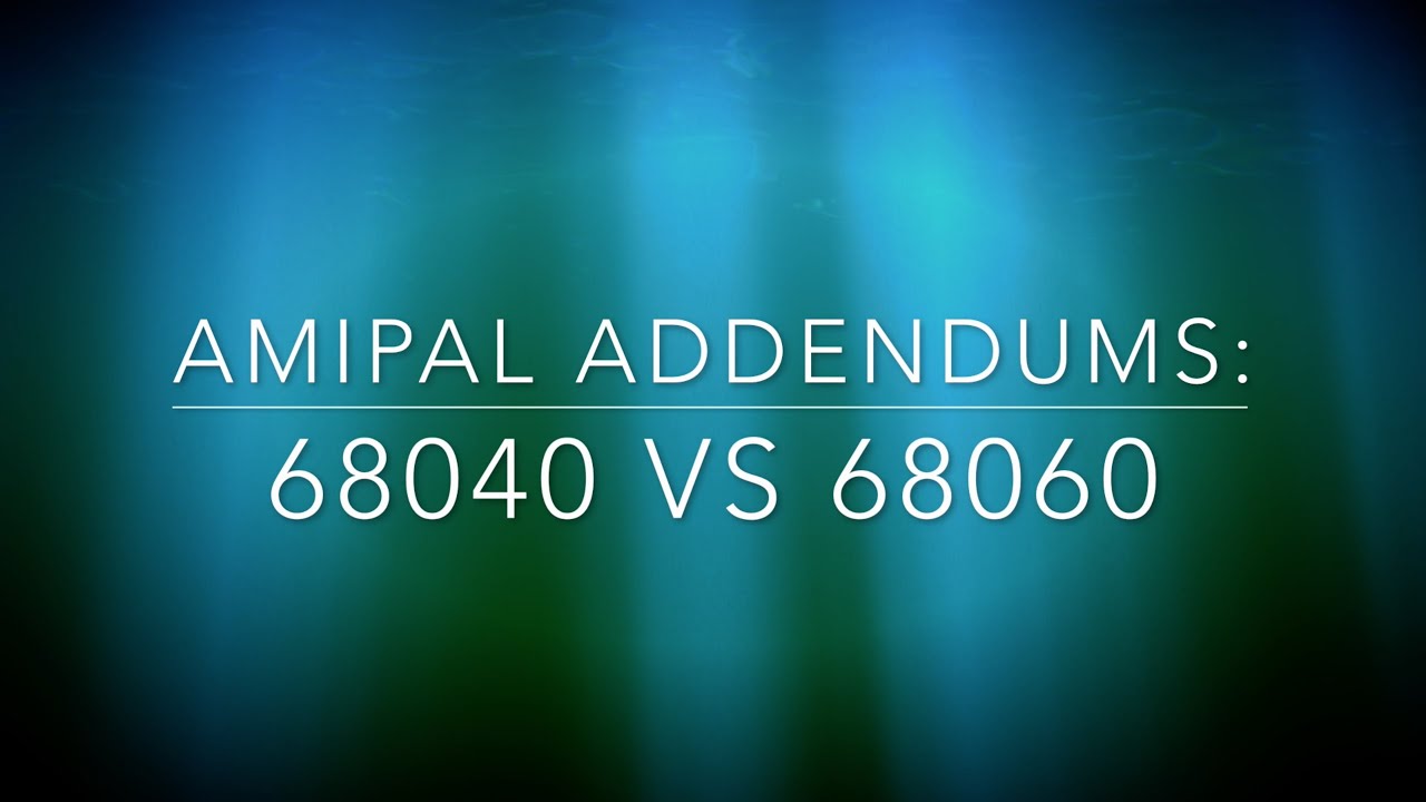 amipal addendum: 68060 update