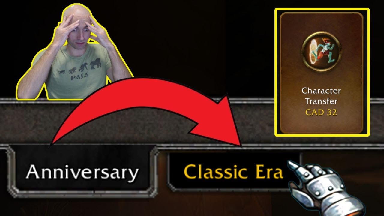 You Can Transfer OFF Of Anniversary Realms. Bug? Blizzard Mistake?