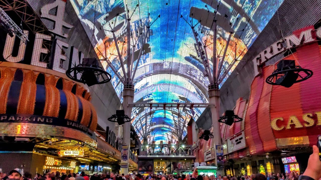 Fremont Street Experience Roof Show - Viva Vision Light Show | Downtown, Las Vegas, Nevada
