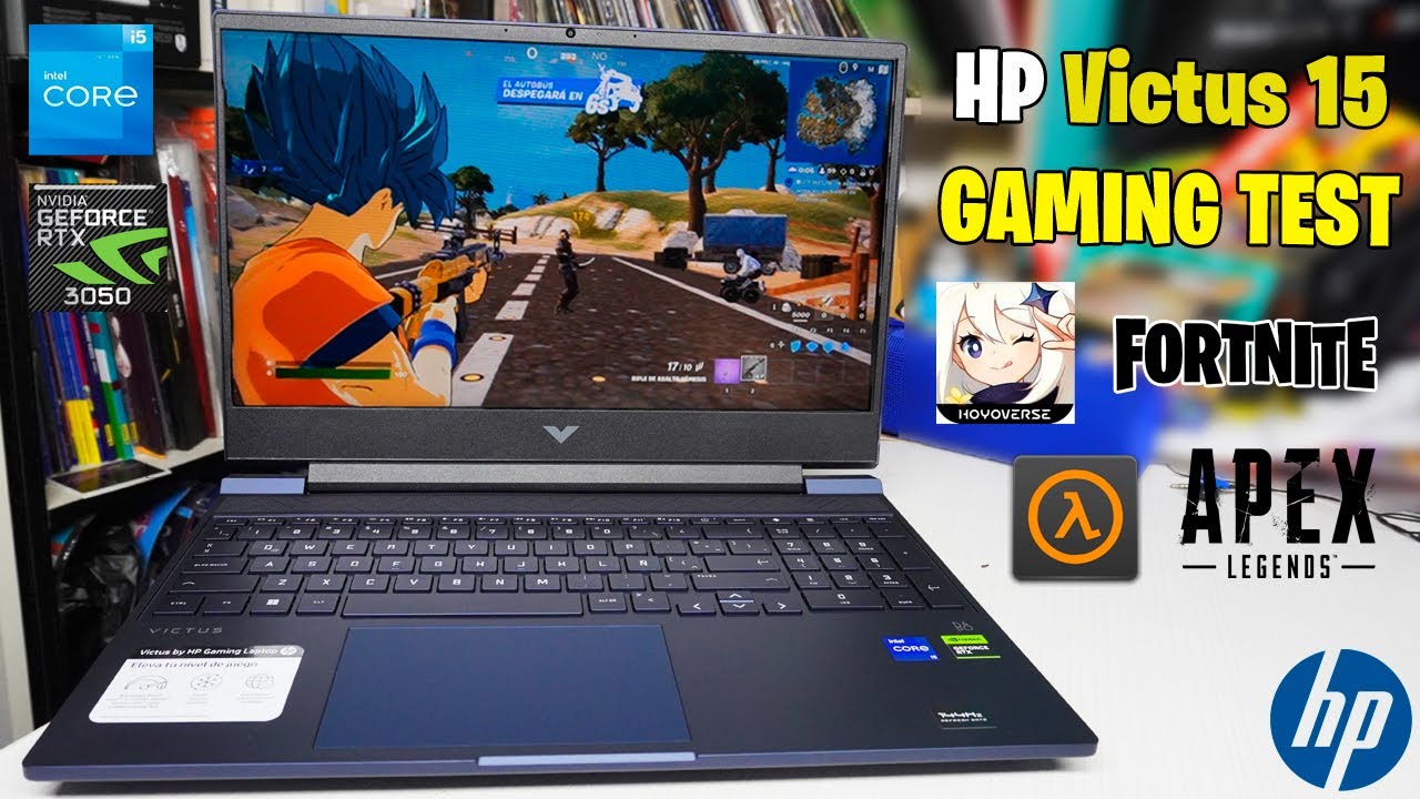 HP Victus 15 2023 | Gaming Test | Fortnite, Genshin Impact, APEX, Half Life | RTX 3050