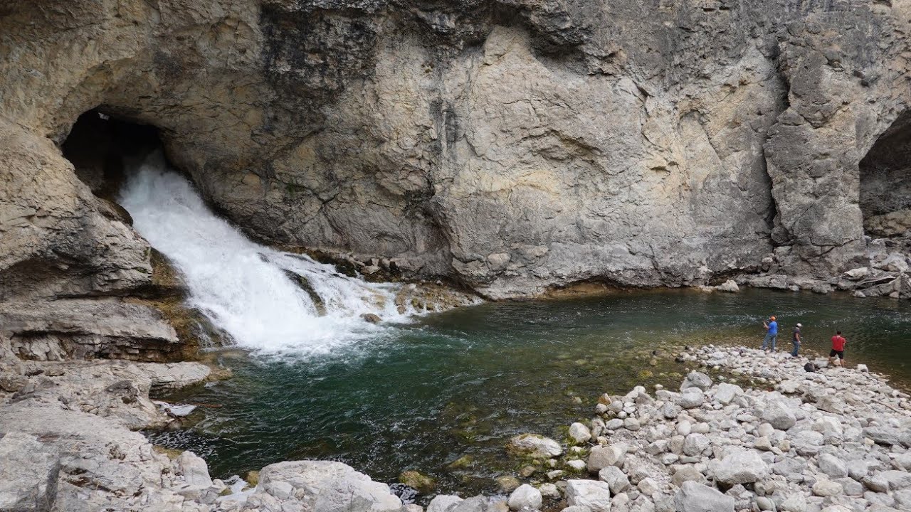 Montana's Natural Bridge Falls
