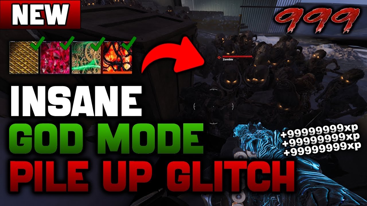 *NEW* God Mode Pile Up Glitch After All Patches! Easy Unlimited XP Glitch (Black Ops 7 Zombies)