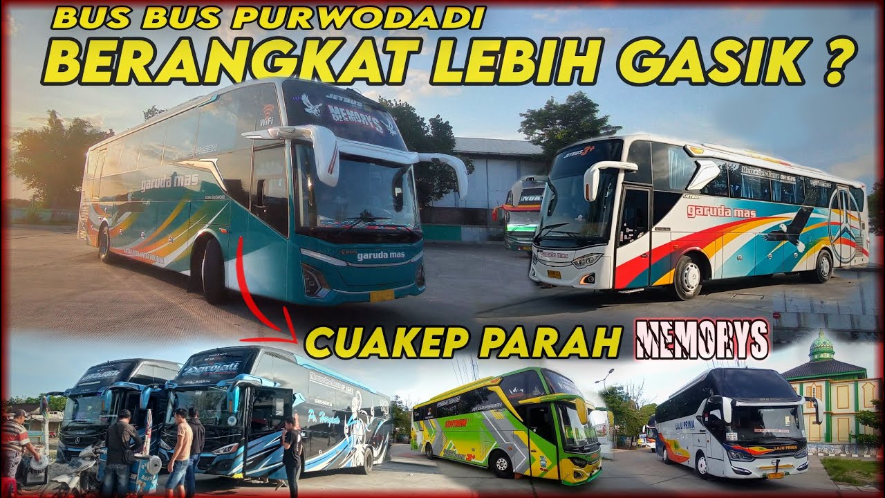 Bus Bus Purwodadi Berangkat lebih gasik daripada Biasanya | Terminal Gubug Cerah
