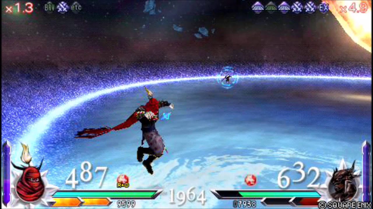 [Dissidia 012 Online] Gilgamesh [Jet] vs Cecil [Akai] M1, M2