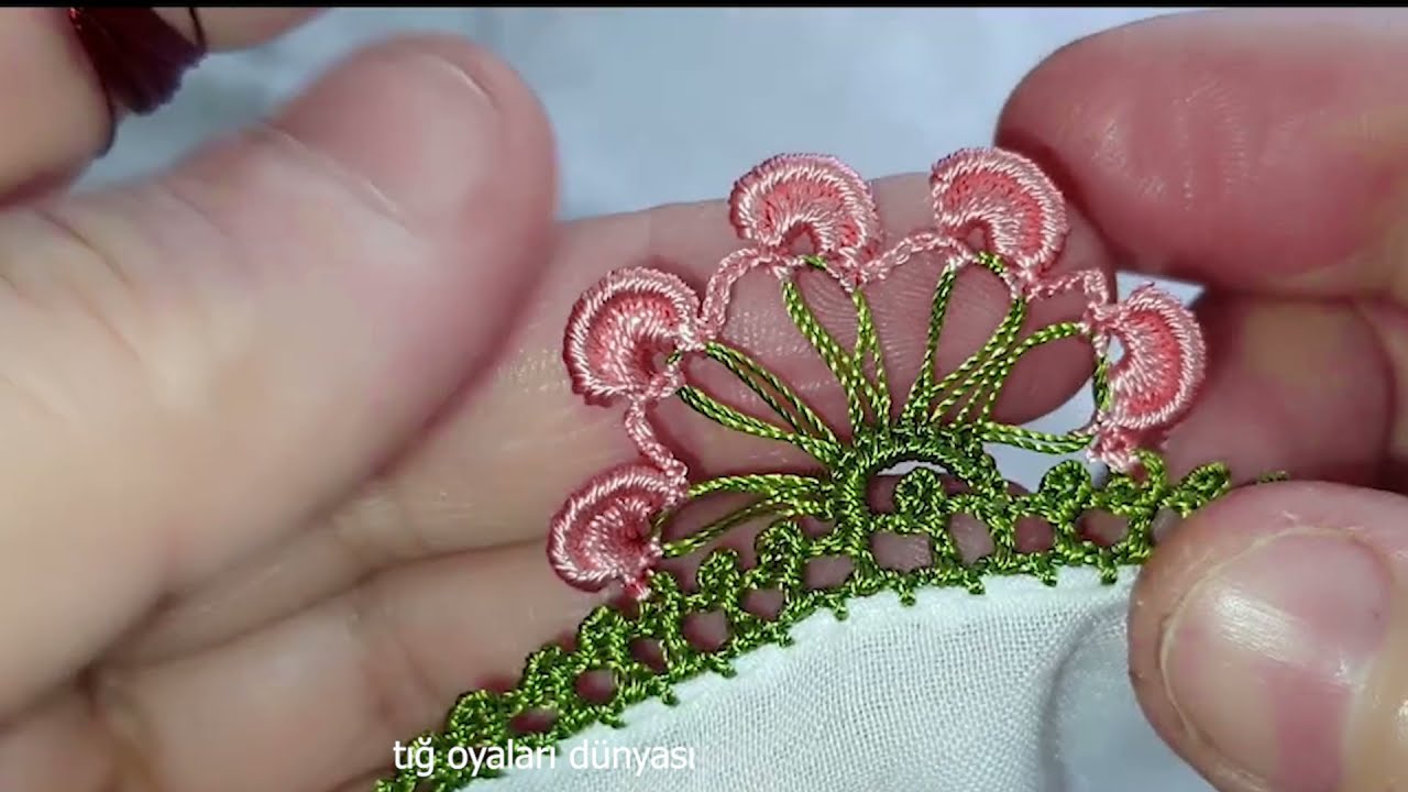 107#crochet#puntillas#kinitting#tığoyası #KALEMOYASI FISTIĞI YAPRAĞI BU KADAR UYUMLU OLU