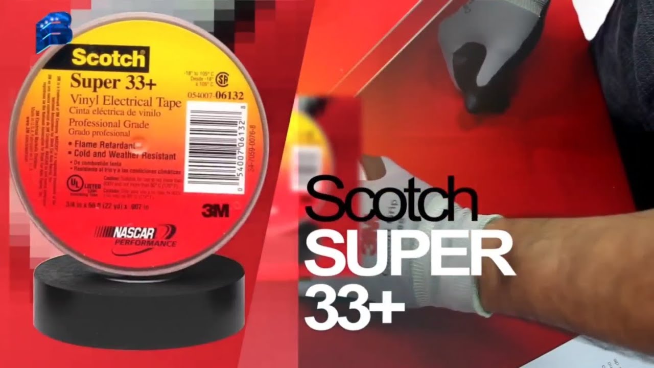 Cintas eléctricas 3M | Scotch Super 33+ | Scotch 35 | Scotch 23