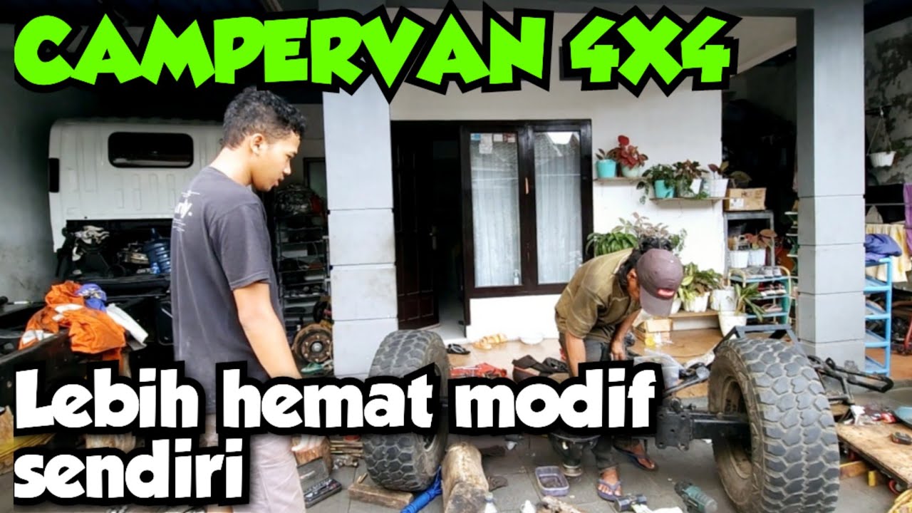 CAMPERVAN HEMAT: CAMPERVAN 4X4 BUATAN SENDIRI UNTUK PETUALANGAN TANPA BATAS