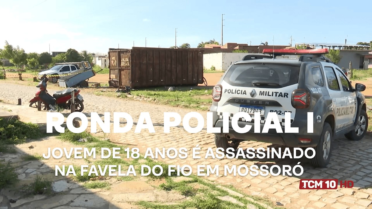 Ronda Policial I - Jovem de 18 anos é assassinado na Favela do Fio em Mossoró