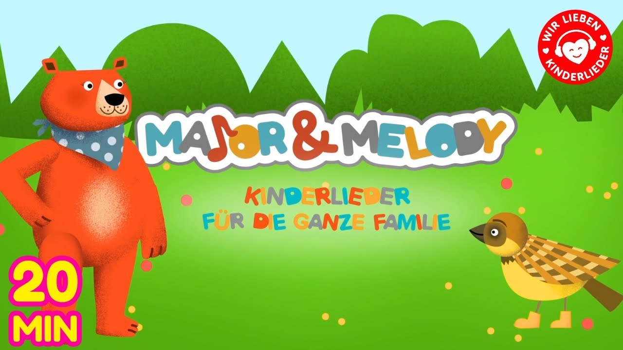 Major & Melody – 15 Minuten Kinderlieder 🎵 | Die schönsten Lieder zum Mitsingen & Tanzen