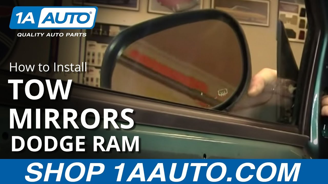 How to Upgrade to Tow Mirrors 98-01 Dodge Ram Part 1