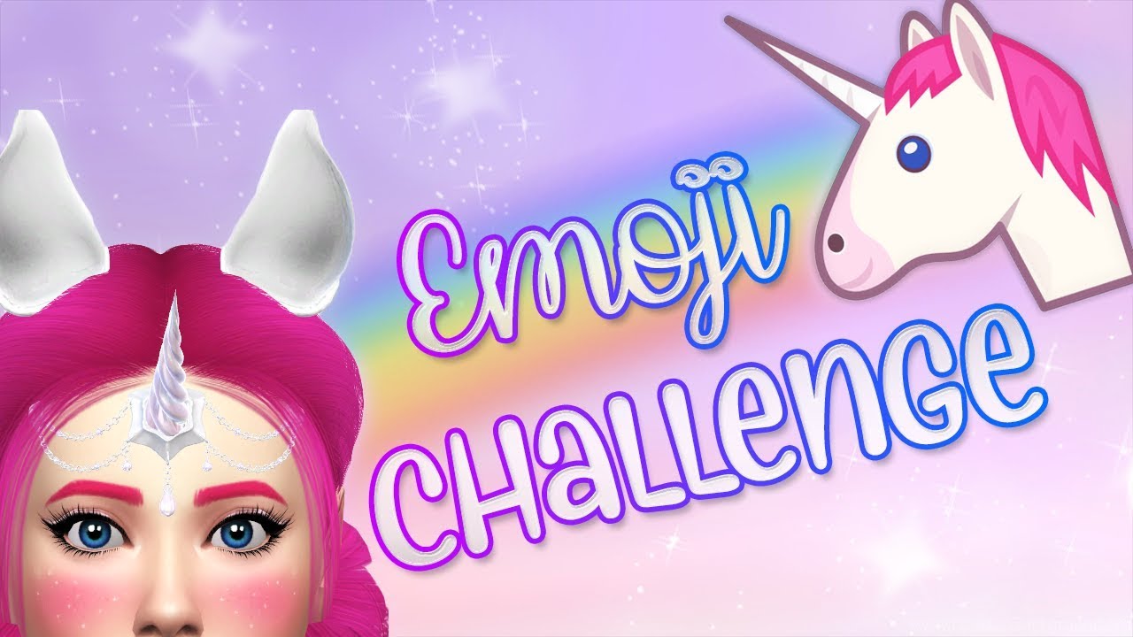 CREANDO EL EMOJI DE UNICORNIO!! 🦄 EMOJI CHALLENGE | SIMS 4 RETO | COLABORACI&Oacute;N BUBALUSES 🍋