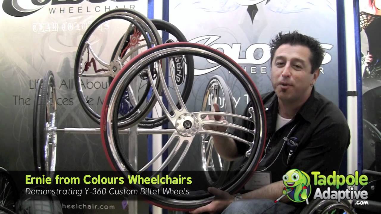 Tadpole Adaptive: Y-360 Custom Wheelchair Wheels by Colours