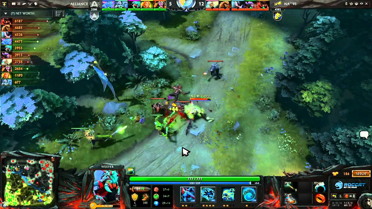 Na`Vi vs Alliance DreamLeague Finals, LB Final, game 1