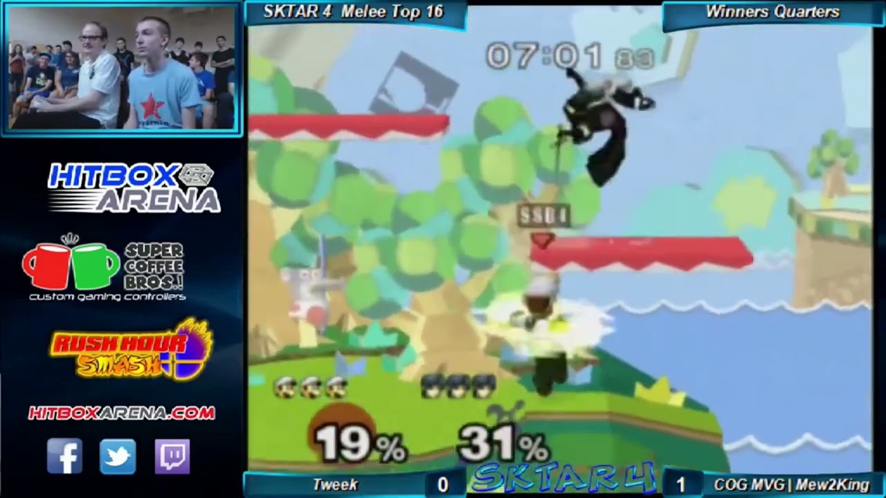 Top Ultimate players playing Melee with varying levels of success