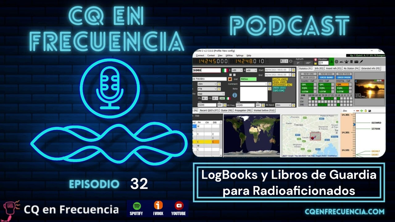 #32 - Logbooks y Libros de Guardia para Radioaficionados