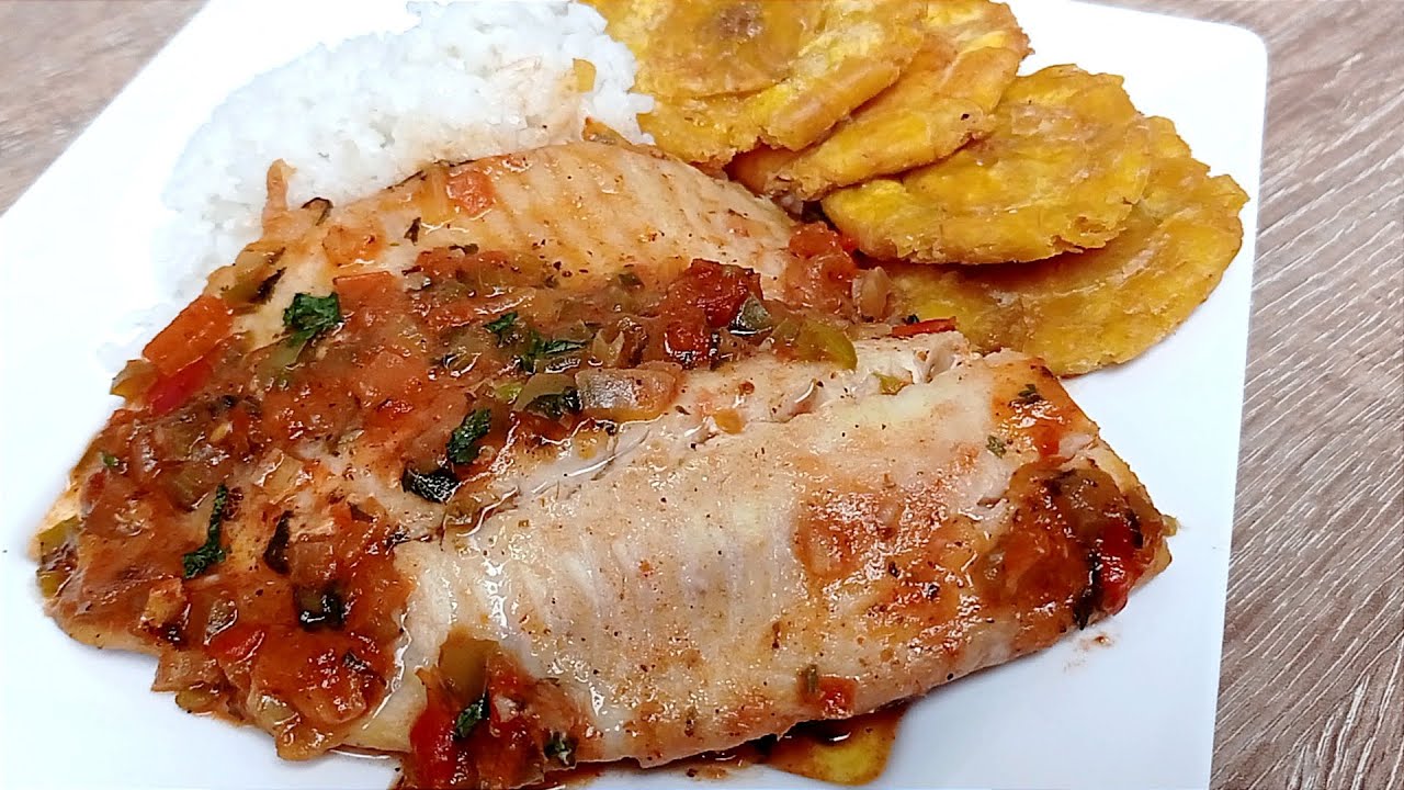 Como hacer Tilapia sudada. Almuerzo ideal, f&aacute;cil y r&aacute;pido. 😋🤤👍