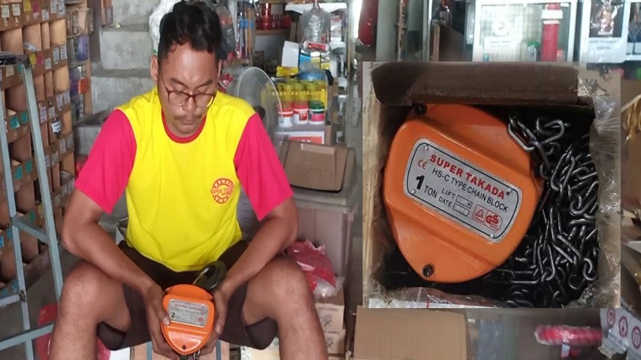 KATROL / CHAIN BLOCK SUPER TAKADA, Memudahkan Pekerjaan dan Lebih Efisien.