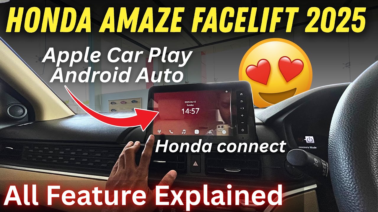 2025 Honda Amaze Facelift😍Top Model 8inch Screen🔥| Detailed Feature A To Z | Full Video
