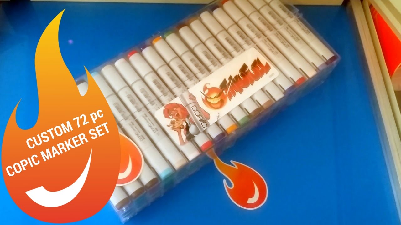 How to Order a Custom 72 piece Copic Sketch Marker Set from Otakufuel.com