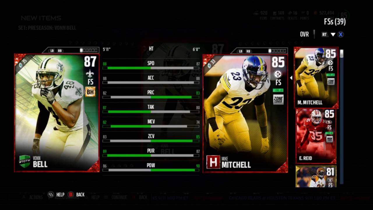 Madden 17 Ultimate Team - VONN BELL AND JARED COOK