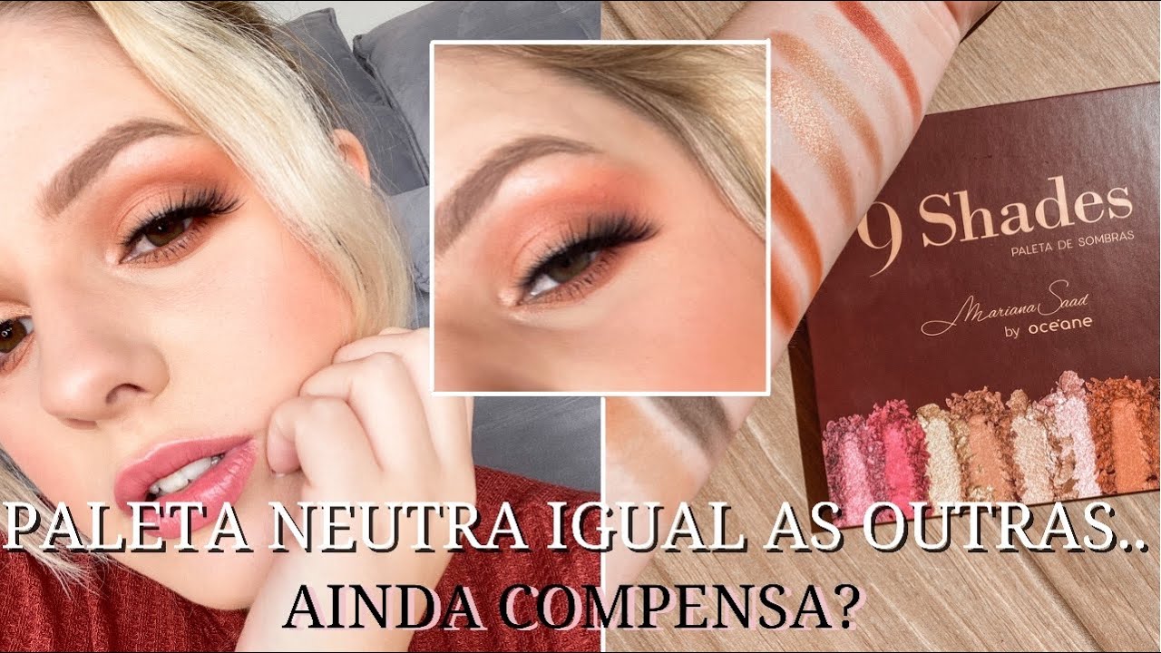 AINDA VALE A PENA A PALETA 9 SHADES? | Comparação com a paleta SPECIAL DAY da Mari Saad | LA KLEIN