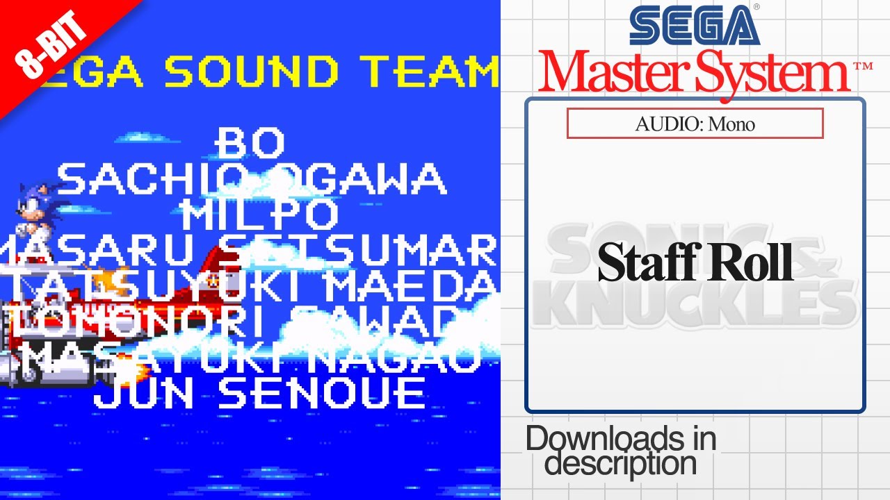 Sonic 3 & Knuckles - Staff Roll (Sega Master System Remix)