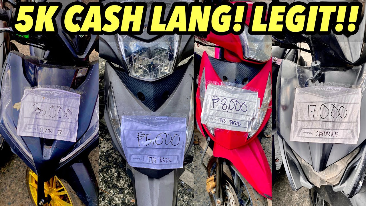 MURANG REPO MOTORCYCLE 5K CASH LANG LEGIT!!