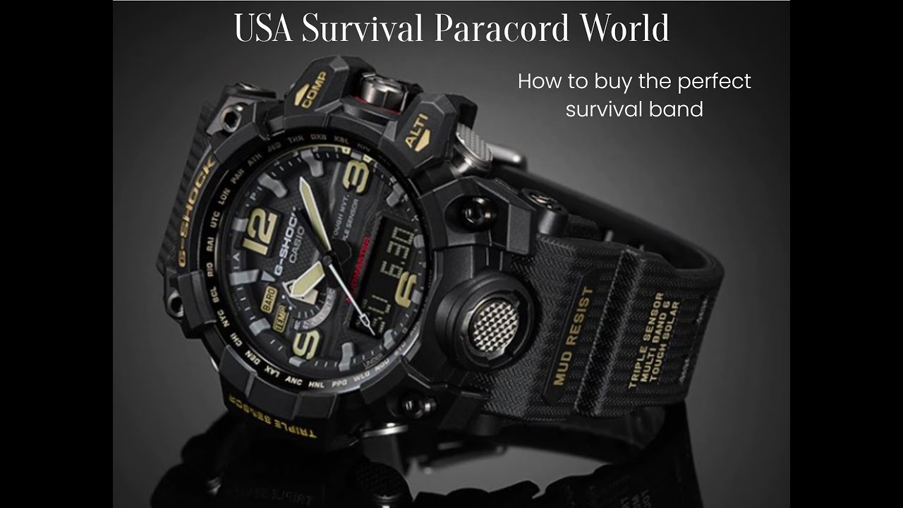 How to buy the right survival watch band - USA SURVIVAL PARACORD WORLD FLORIDA