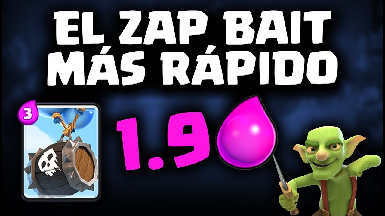 ¡GANANDO CON ZAP BAIT 1.9 ELIXIR, EL MÁS RÁPIDO! | Malcaide Clash Royale