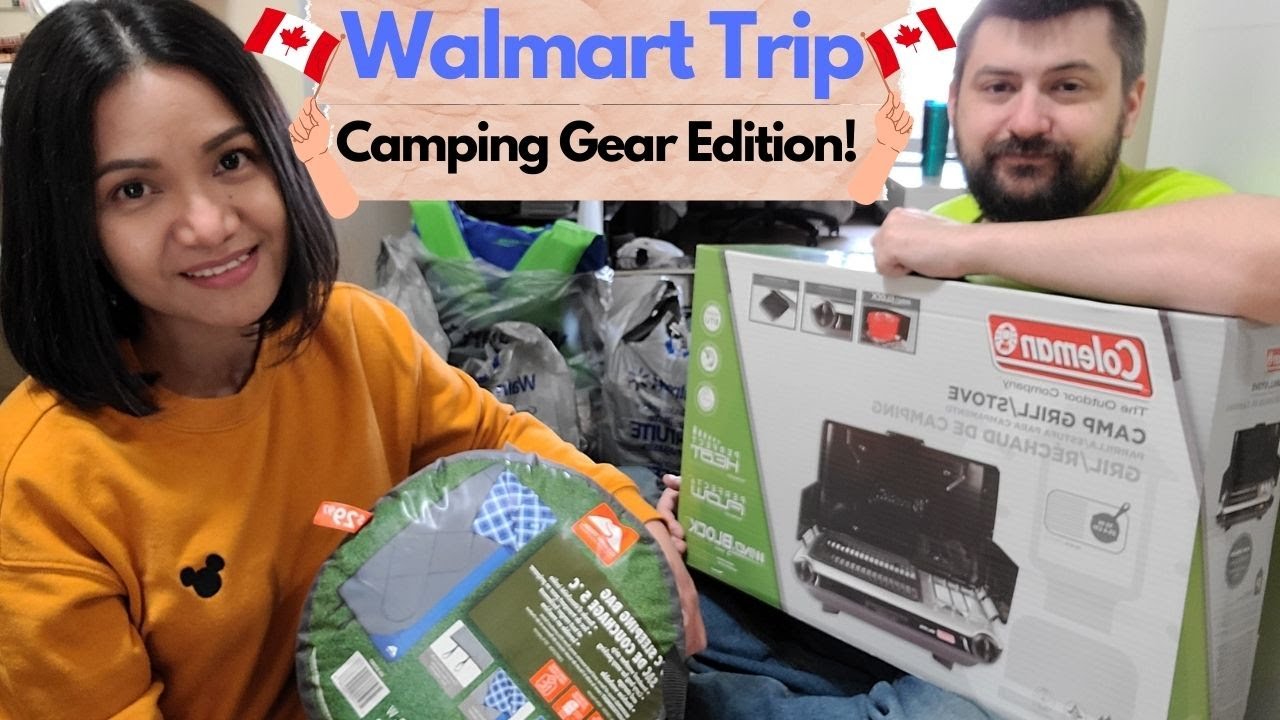 Camping Gear Shopping at Walmart! Getting ready for Summer| Katrina Sharp