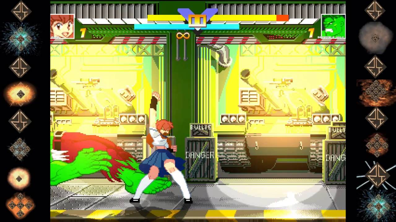A-ko (Project A-KO) vs Incredible Hulk (Marvel Comics) - Ultimate Mugen Fight 2016
