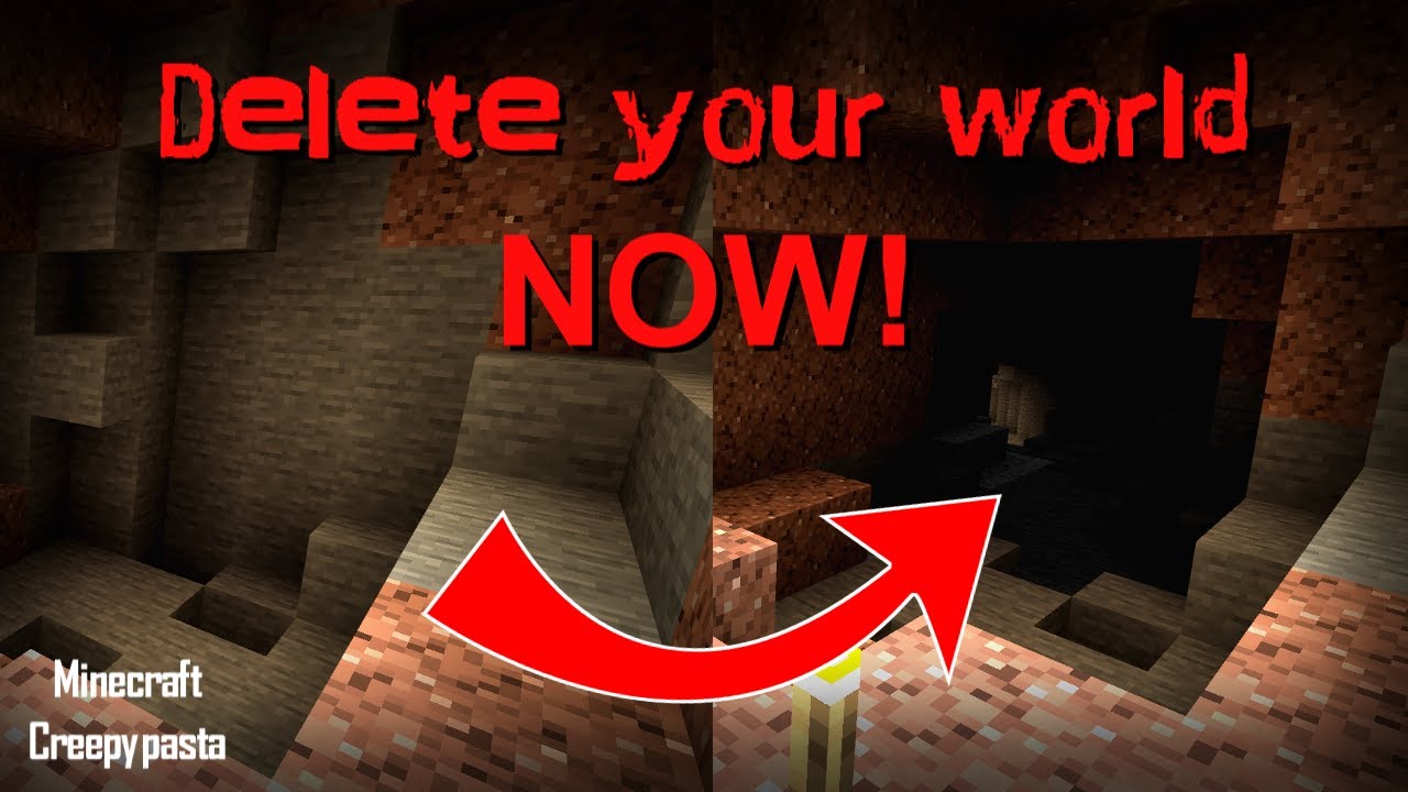 Если начнут появляться туннели, УДАЛИТЕ СВОЙ МИР! Minecraft Creepypasta Bedrock