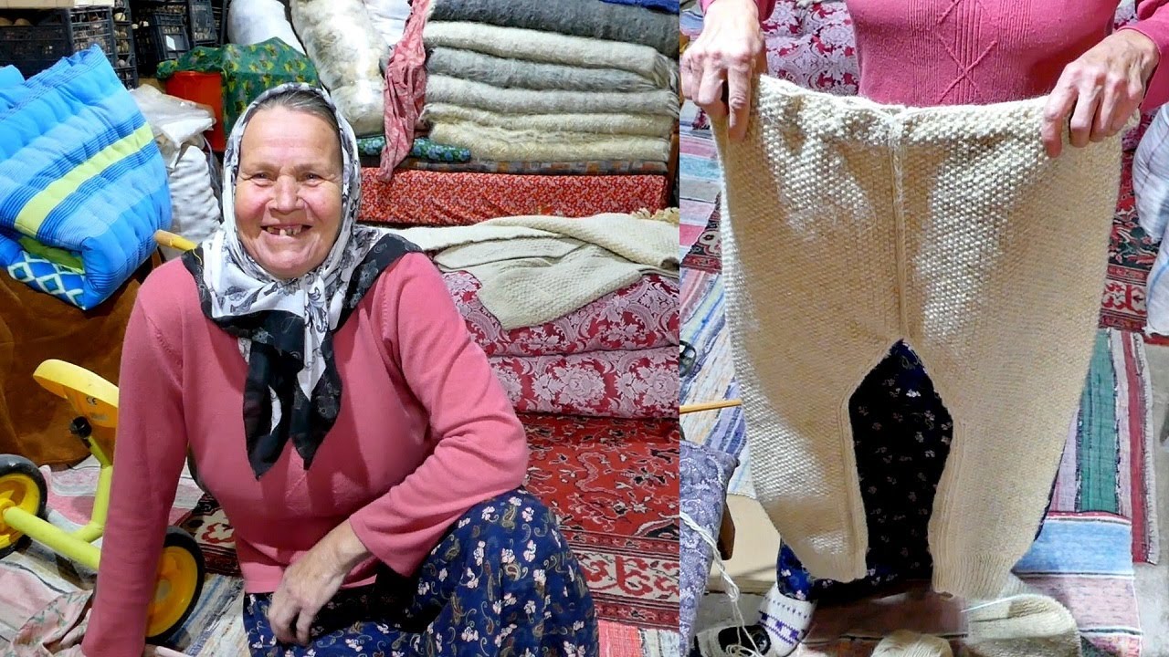 Rukija plete od vune čak i vuneni šal ali i helanke