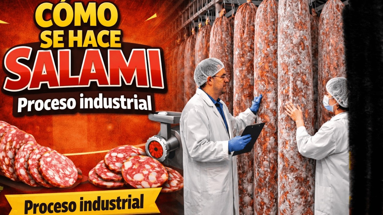 Cómo se Hace el SALAMI - Proceso Industrial Completo