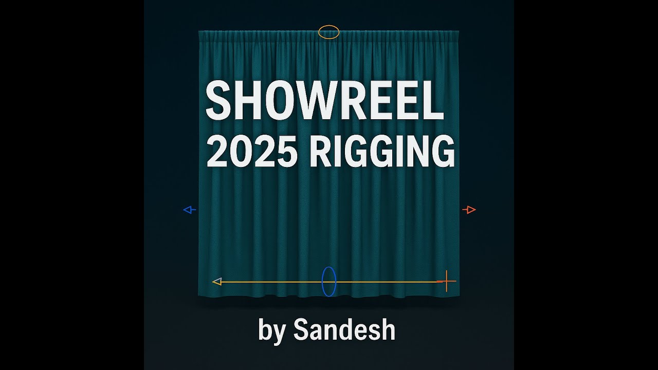 Curtain Rigging Maya shoreel 2025 #rigging #showreel2025 #3dmodeling #mayarigging #vfx #portfolio