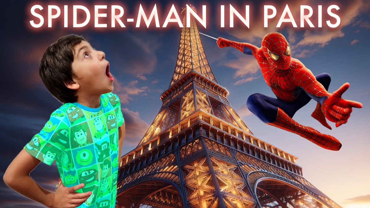 SPIDER-MAN STORY | FUNNY STORY FOR KIDS | #parisfrance