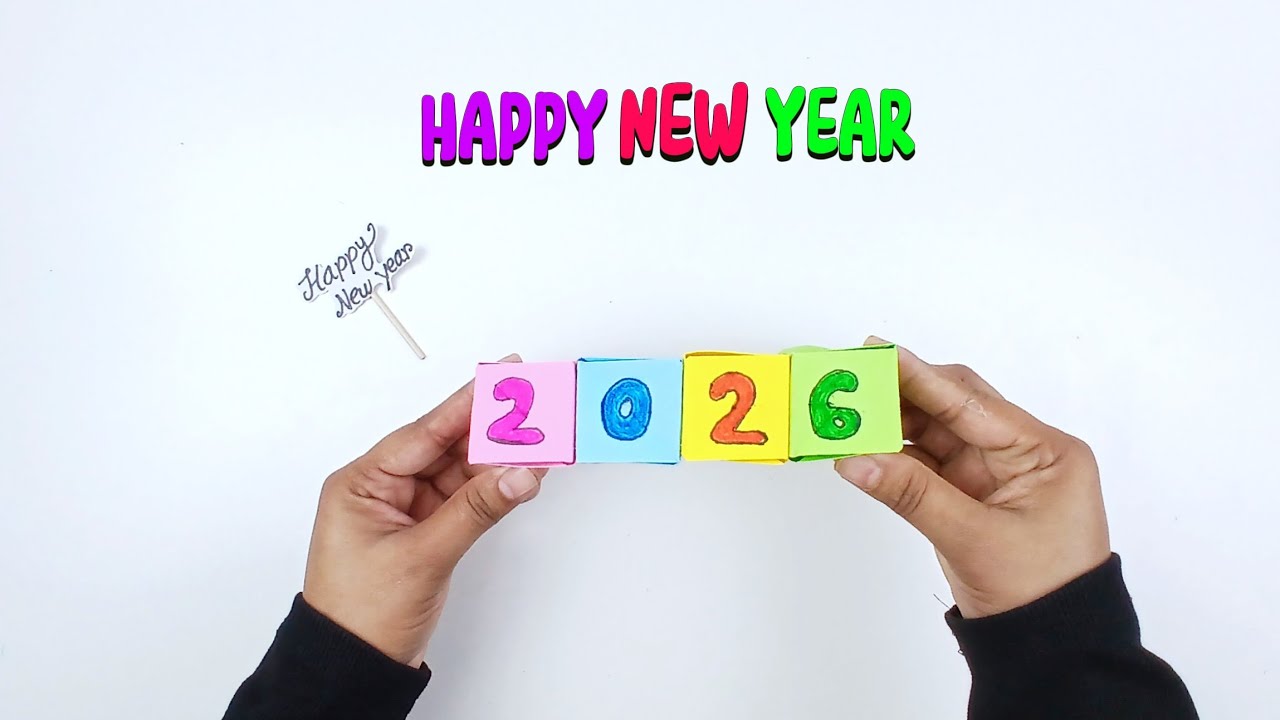 ✨ New Year Craft 2026 | DIY Magic Cube Decoration | Amazing Paper Craft Idea ✨