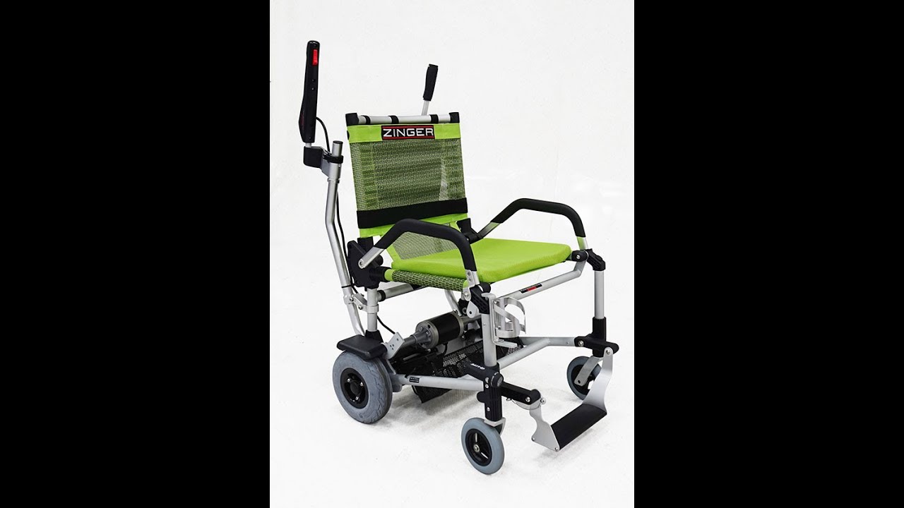 Kit andador trasero para que un acompañante lleve la silla electrica Zinger desde atrás