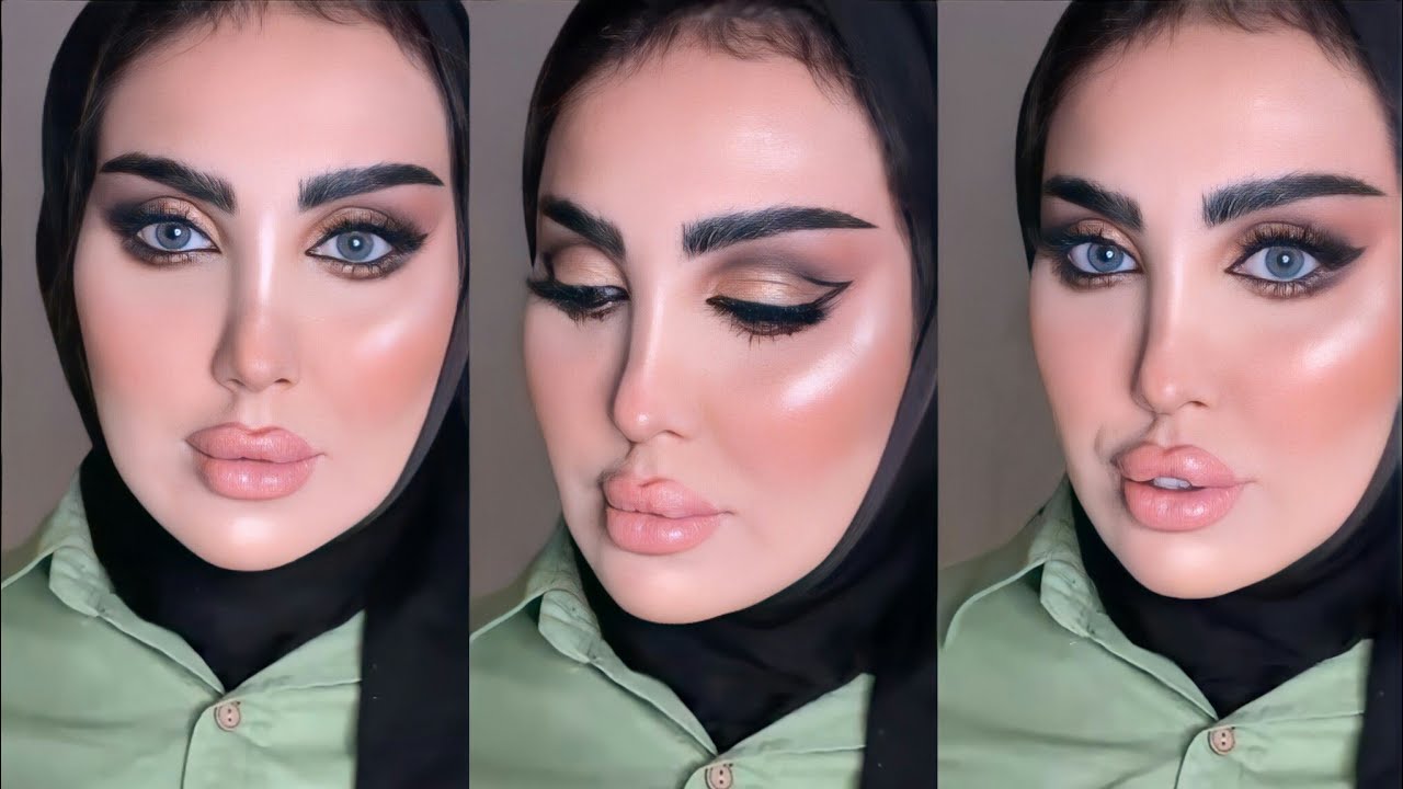 تتوريال مكياج العيد جليتري مع ايلاينر الهبة / سناب دينا الرشيدي