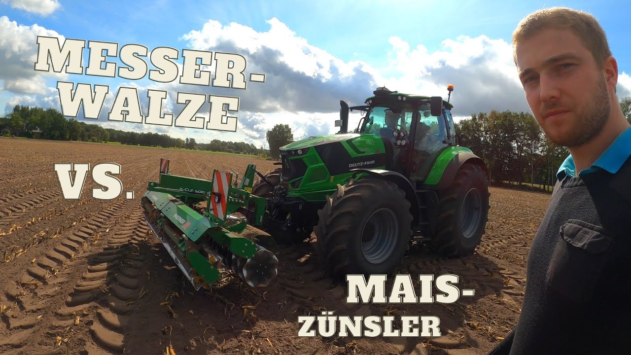Maiszünsler vs. Messerwalze / Effizient und Kostengünstig / Kerner X-Cut Solo 300