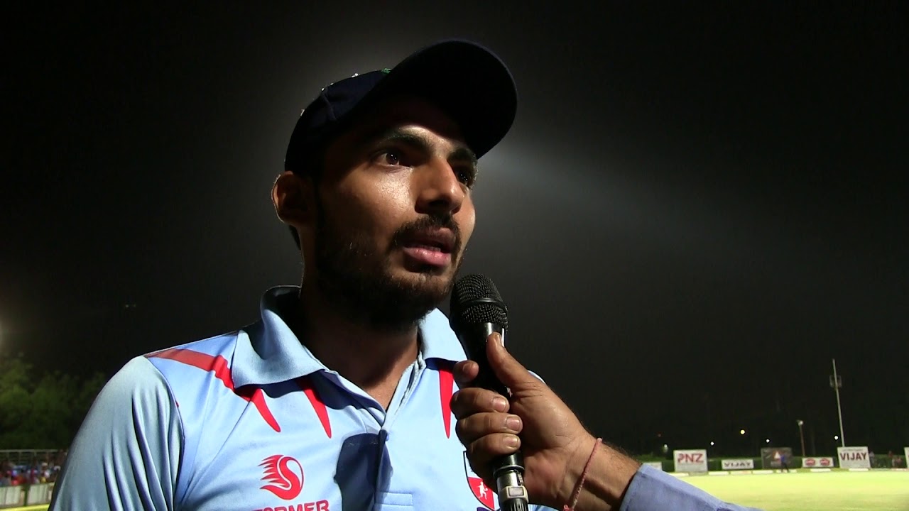 GPL-6 Bhargav Bhatt in Gurukul Premier League All India Night Cricket Tournament
