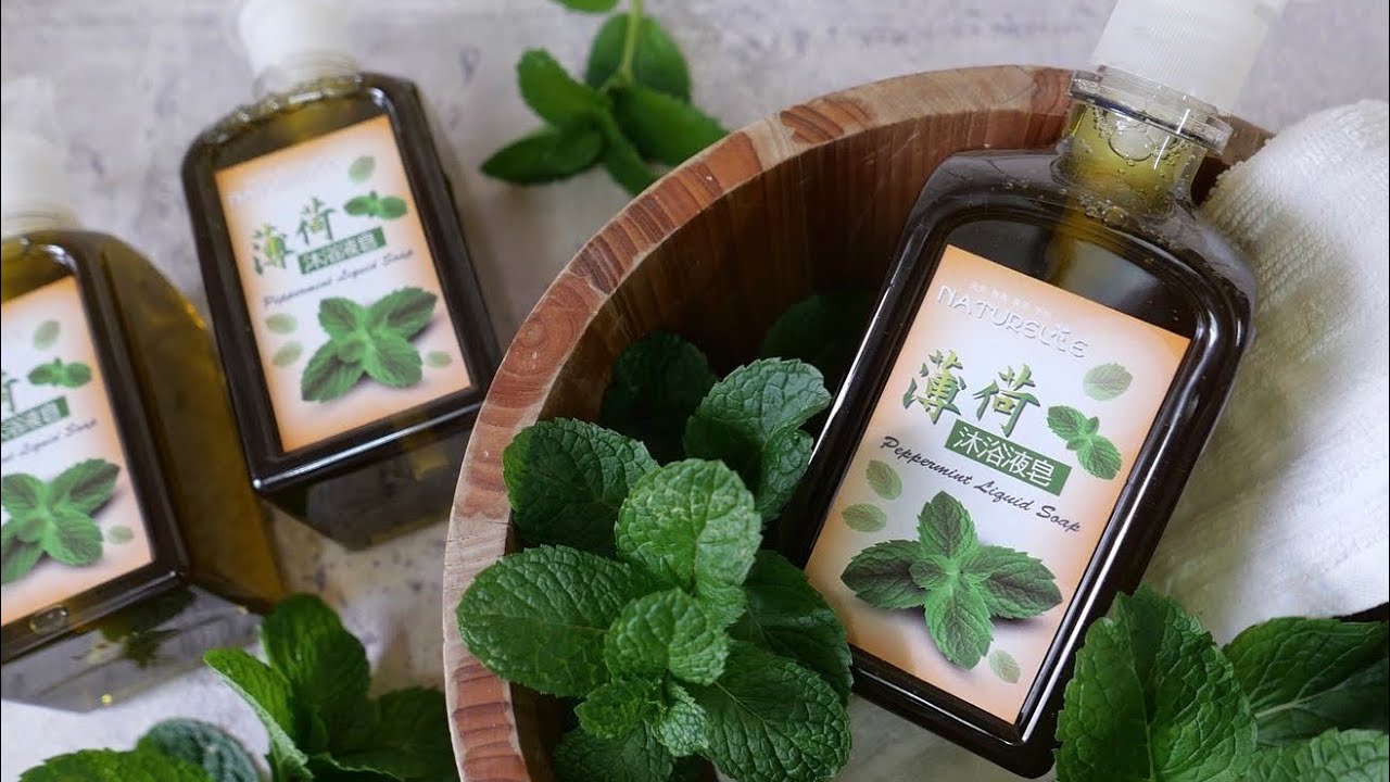 薄荷涼感液體皂 - peppermint cooling liquid soap making, hot process - 手工皂