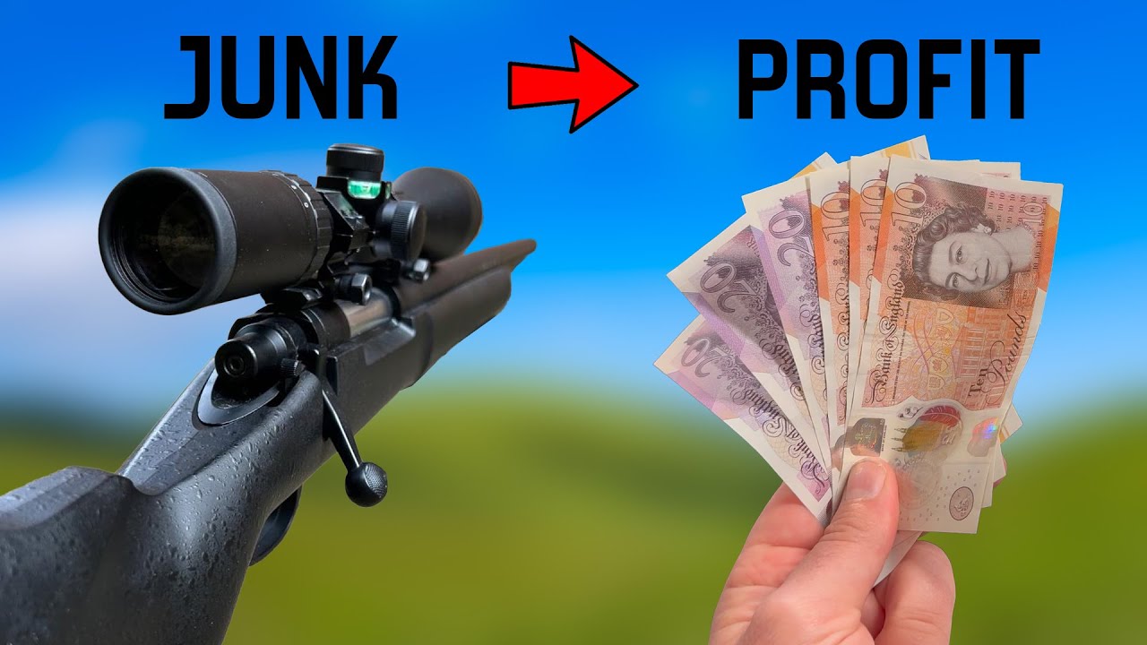 Making Cash From Broken Airsoft Sniper💰(Cyma CM702 Review)