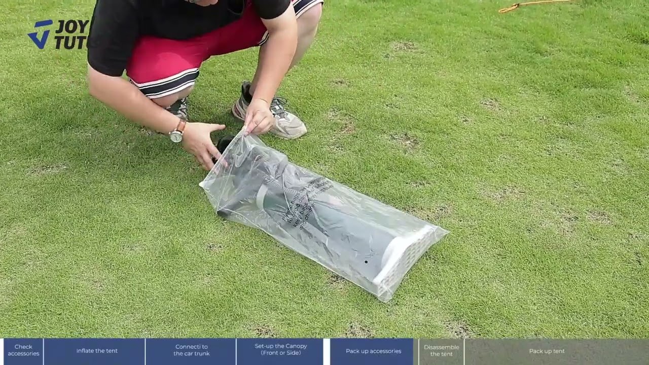 JOYTUTUS Inflatable SUV Tent Installation Guide