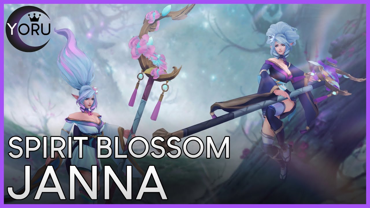 Spirit Blossom Janna 🌸 - 2025 Update | League of Legends Custom Skin