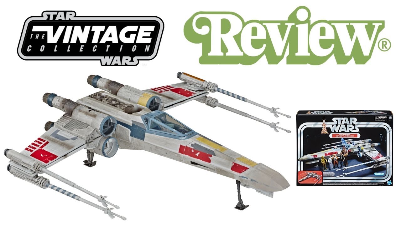 Star Wars Vintage Collection Luke Skywalker's X-Wing Fighter Review (Red 5 X WING)