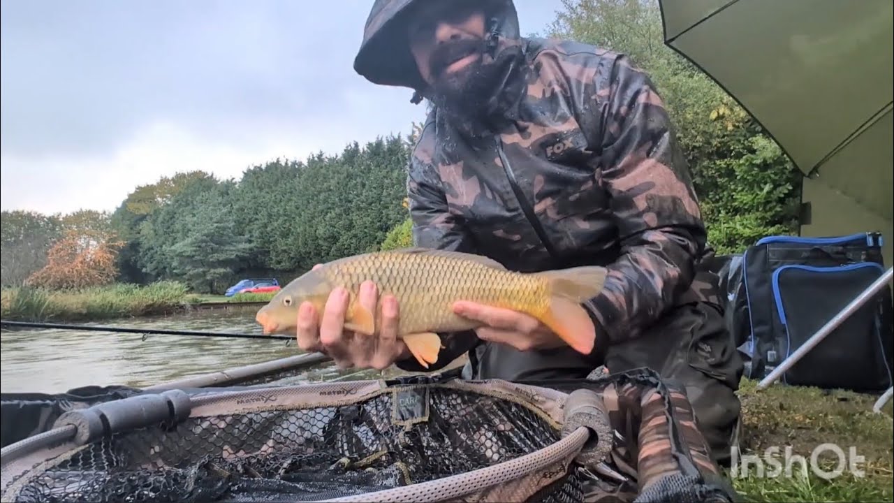Back on Model canal fishing in a storm .