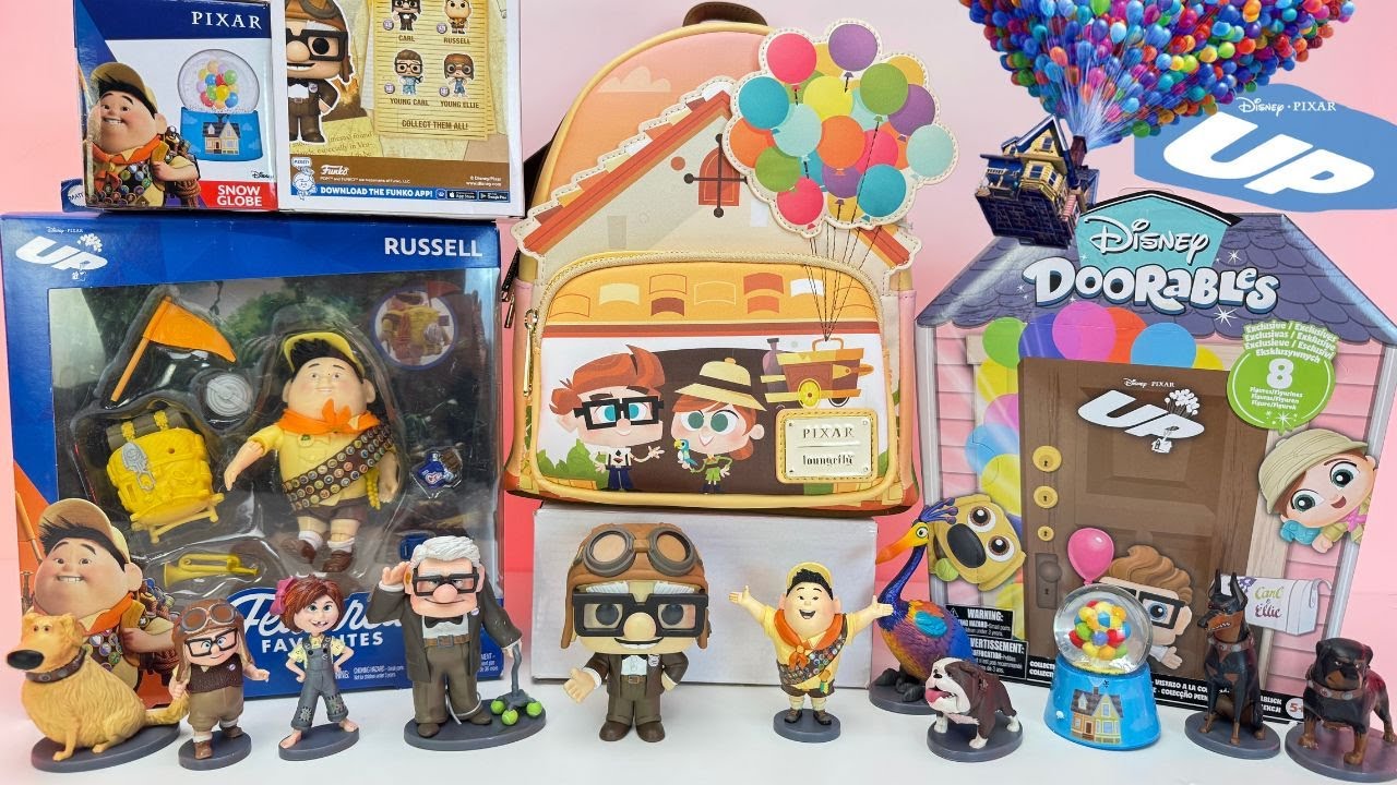 Disney Pixar UP Toys Collection Unboxing Review ASMR