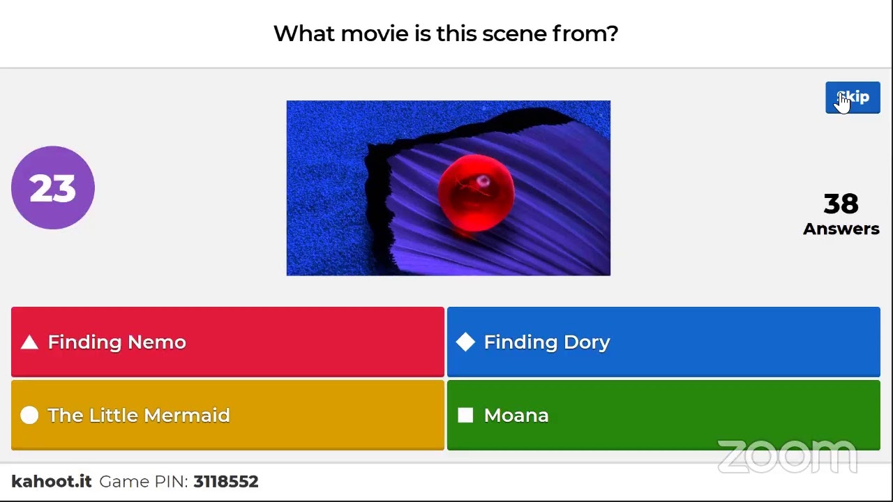 Disney Movie Trivia Night (Grades 3-6)