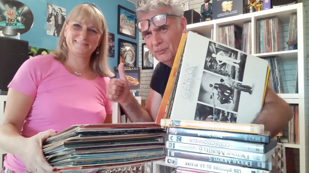 Retour de brocante : 2 supers lots de vinyles à des prix de folie et 1 super lot de DVD 😱🤪🤩
